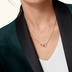 Bruce & Co Love – Interlocking Ring Pendant Necklace