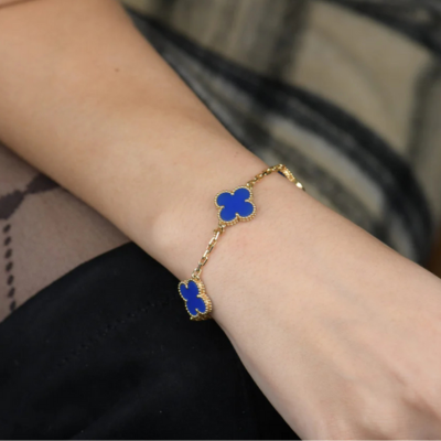 Bruce & Co Five Clover Chain Bracelet