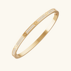 Bruce & Co Malaga – Pave Screw Detail Bangle