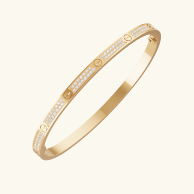 Bruce & Co Malaga – Pave Screw Detail Bangle