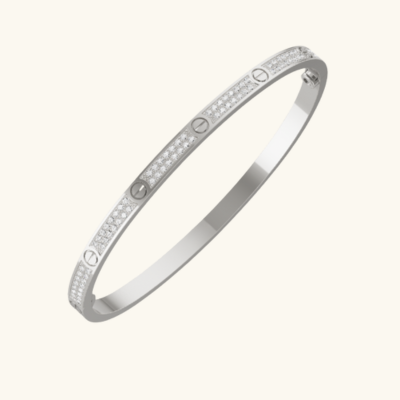 Bruce & Co Malaga – Pave Screw Detail Bangle