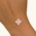 Bruce & Co Clover Pendant Necklace, Five Color Options