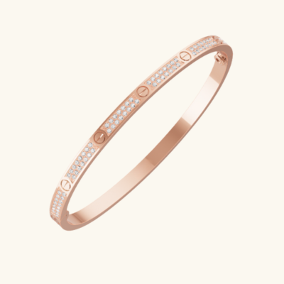 Bruce & Co Malaga – Pave Screw Detail Bangle