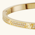 Bruce & Co Malaga – Pave Screw Detail Bangle