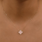 Bruce & Co Clover Pendant Necklace, Five Color Options