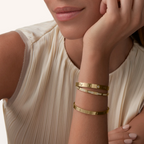 Bruce & Co Malaga – Pave Screw Detail Bangle
