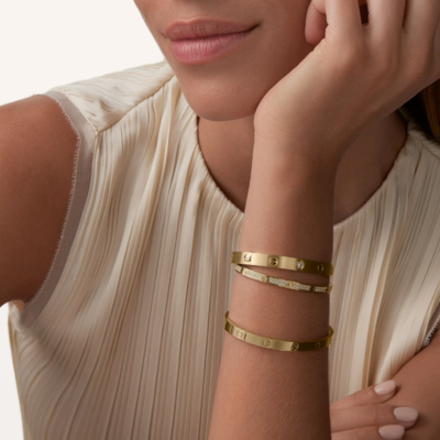 Bruce & Co Malaga – Pave Screw Detail Bangle
