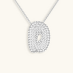 Bruce & Co Bubble Initial Crystal Necklace, A–Z, 18 in