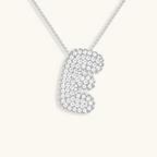 Bruce & Co Bubble Initial Crystal Necklace, A–Z, 18 in