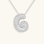 Bruce & Co Bubble Initial Crystal Necklace, A–Z, 18 in