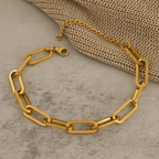 Bold Paperclip Link Bracelet — Jessie