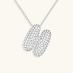 Bruce & Co Bubble Initial Crystal Necklace, A–Z, 18 in