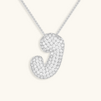 Bruce & Co Bubble Initial Crystal Necklace, A–Z, 18 in