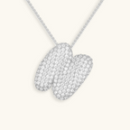 Bruce & Co Bubble Initial Crystal Necklace, A–Z, 18 in