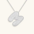 Bruce & Co Bubble Initial Crystal Necklace, A–Z, 18 in