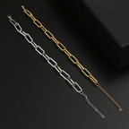 Bold Paperclip Link Bracelet — Jessie