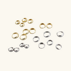 Bruce & Co Hilda – Rounded Mini Hoop Earrings, 10–14 mm