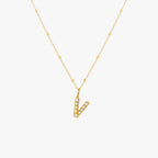 Bruce & Co Mother-of-Pearl Initial Necklace, A–Z