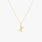 Bruce & Co Mother-of-Pearl Initial Necklace, A–Z