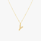 Bruce & Co Mother-of-Pearl Initial Necklace, A–Z