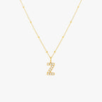Bruce & Co Mother-of-Pearl Initial Necklace, A–Z
