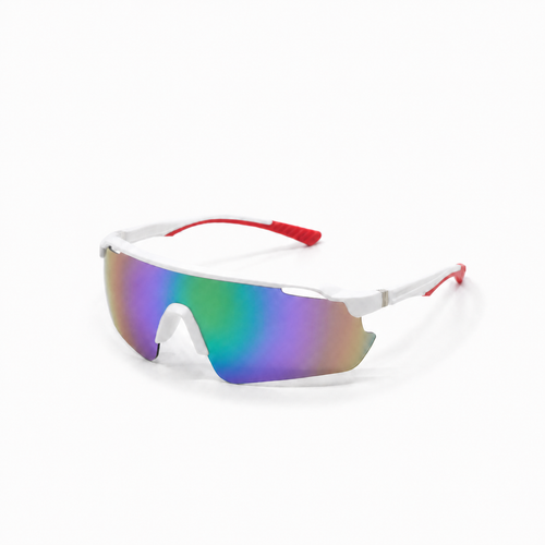ACE Prism rainbow polarized UV400 running sunglasses three-quarter view on white