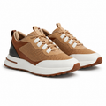 Aerivo Cognac men's sneakers — three-quarter front view