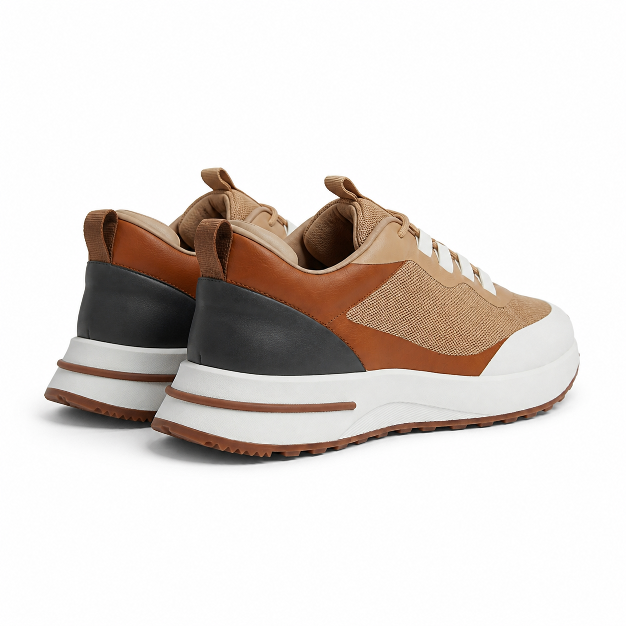 Aerivo Cognac men's sneakers — rear view