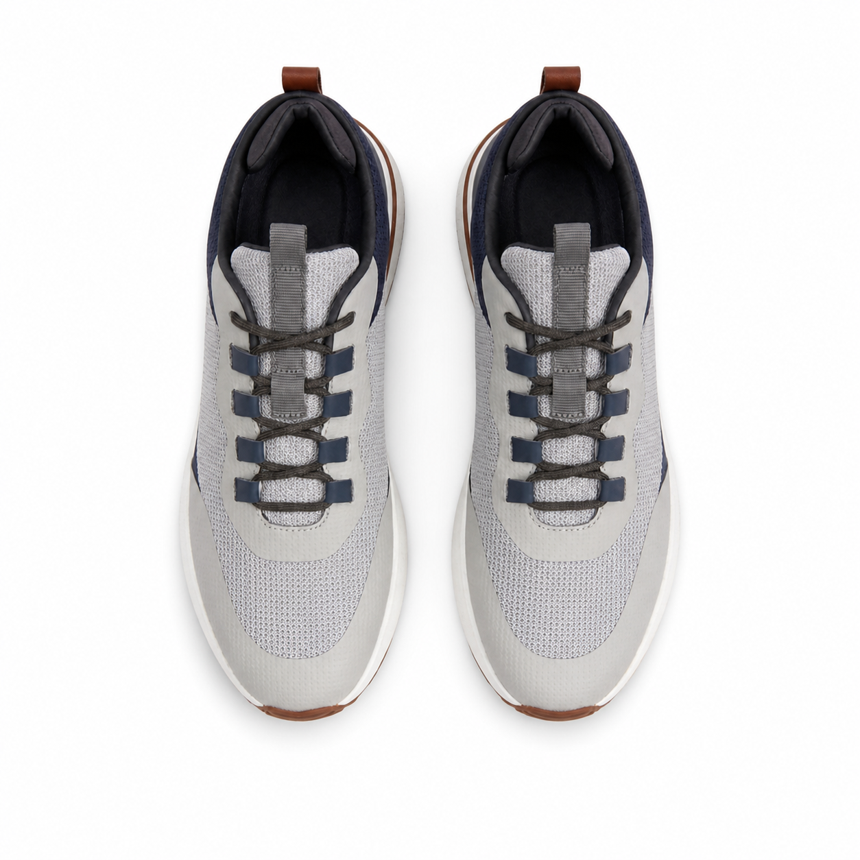 Aerivo Mist Grey men's sneakers — top view