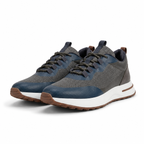Aerivo Navy men's sneakers — three-quarter front view
