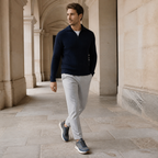 Aerivo Navy sneakers — European arcade styling