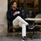 Aerivo Royal Blue men's mesh casual sneakers gallery 07 editorial cafe