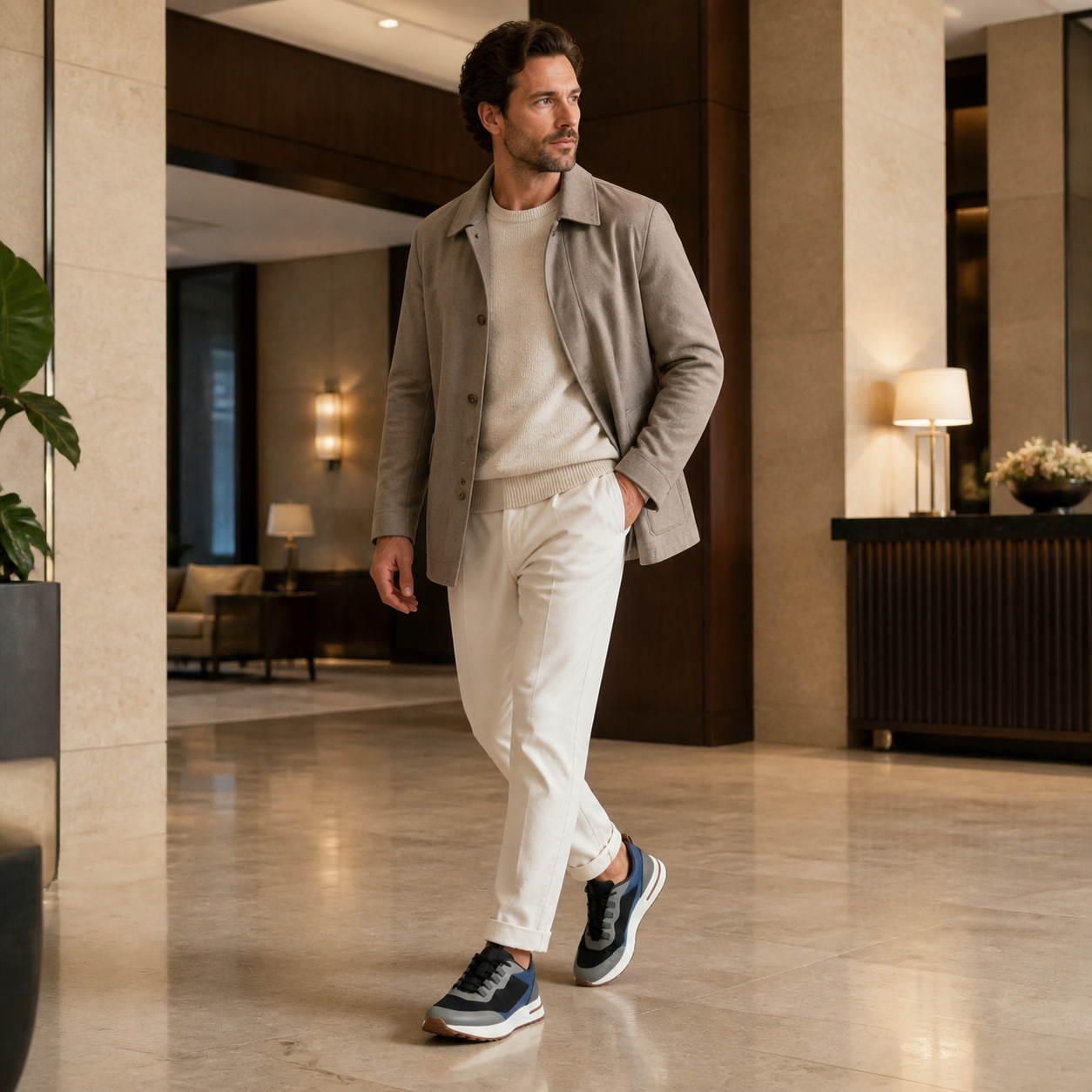 Aerivo Royal Blue men's mesh casual sneakers gallery 08 editorial hotel