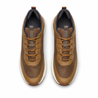 Aerivo Taupe men's mesh casual sneakers gallery 04 top
