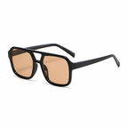 ASPEN black frame champagne lens angle