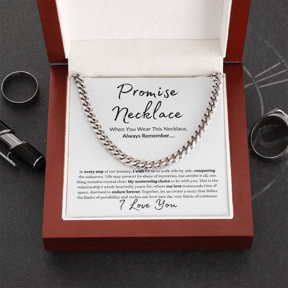 Cuban Link Gift Necklace, 5 mm — Promise
