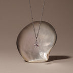 Bruce & Co Astra – White Teardrop Pendant Necklace