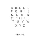 Bruce & Co Two-Initial Crystal Ring