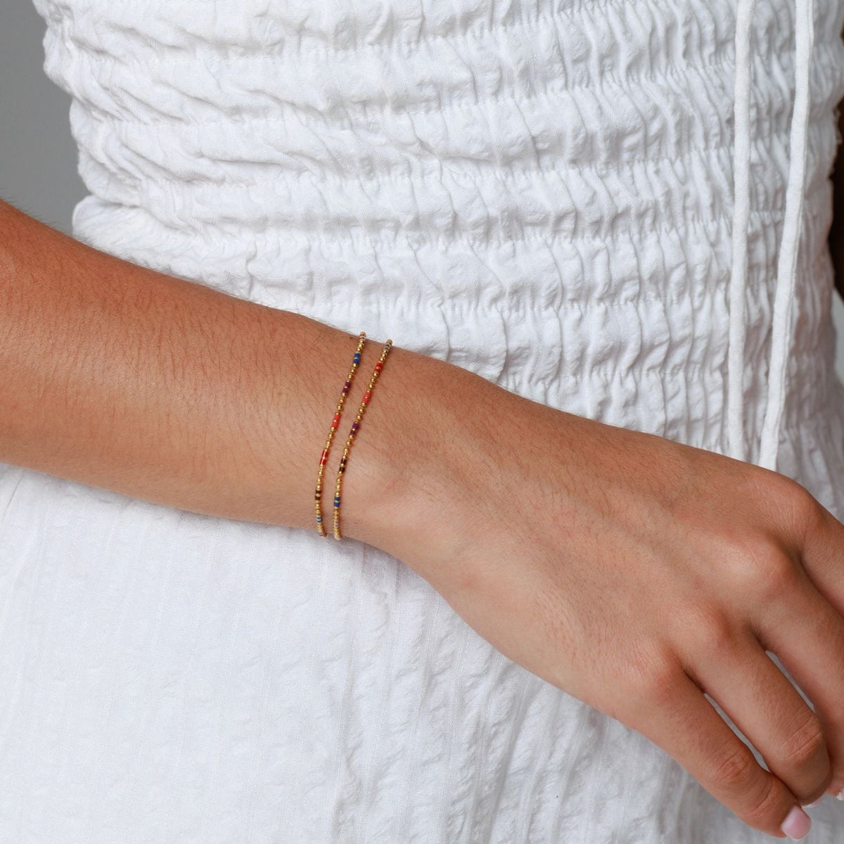Bruce & Co Bahía – Multicolor Beaded Bracelet, 16 cm