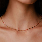 Bruce & Co Bahía – Multicolor Beaded Choker, 39 cm