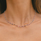 Bruce & Co Bahía – Multicolor Beaded Choker, 39 cm