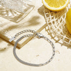 Bruce & Co Balance – Curb and Paperclip Chain Bracelet
