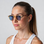 Polarized UV400 Square Browline Sunglasses – BARCELONA