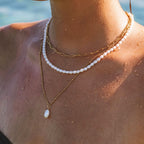 Bruce & Co Baroque Freshwater Pearl Pendant Necklace, 8 mm