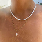 Bruce & Co Baroque Freshwater Pearl Pendant Necklace, 8 mm