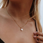 Bruce & Co Baroque Freshwater Pearl Pendant Necklace, 8 mm