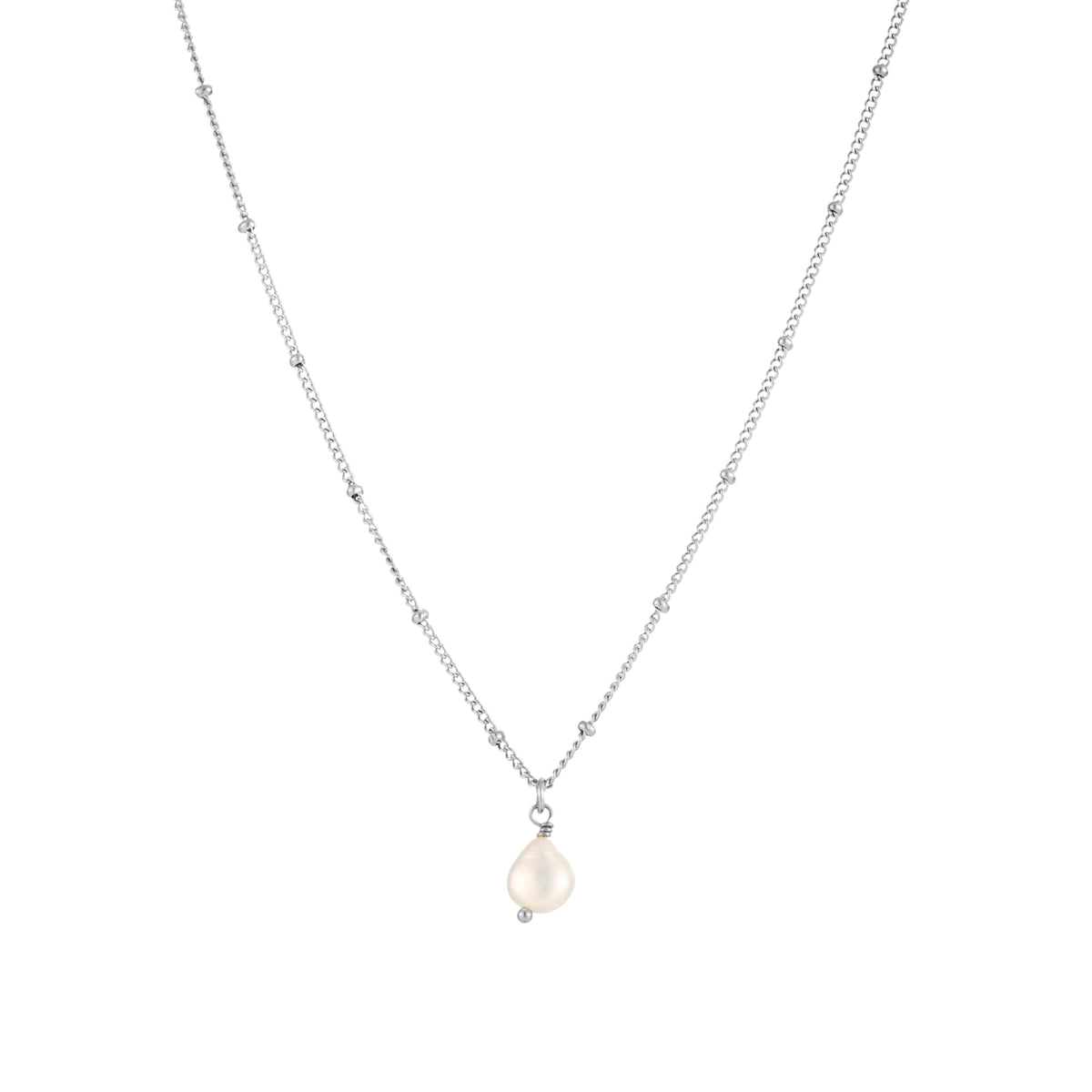 Bruce & Co Baroque Freshwater Pearl Pendant Necklace, 8 mm