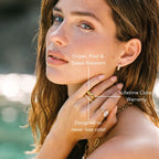 Bruce & Co Basilic – Three Green Zircon Band Ring