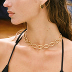 Bruce & Co Ibiza – Chunky Oval Link Choker, 15.4 mm