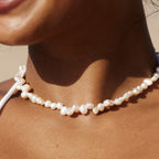 Bruce & Co Sunseeker – Irregular Freshwater Pearl Choker, 36–41 cm
